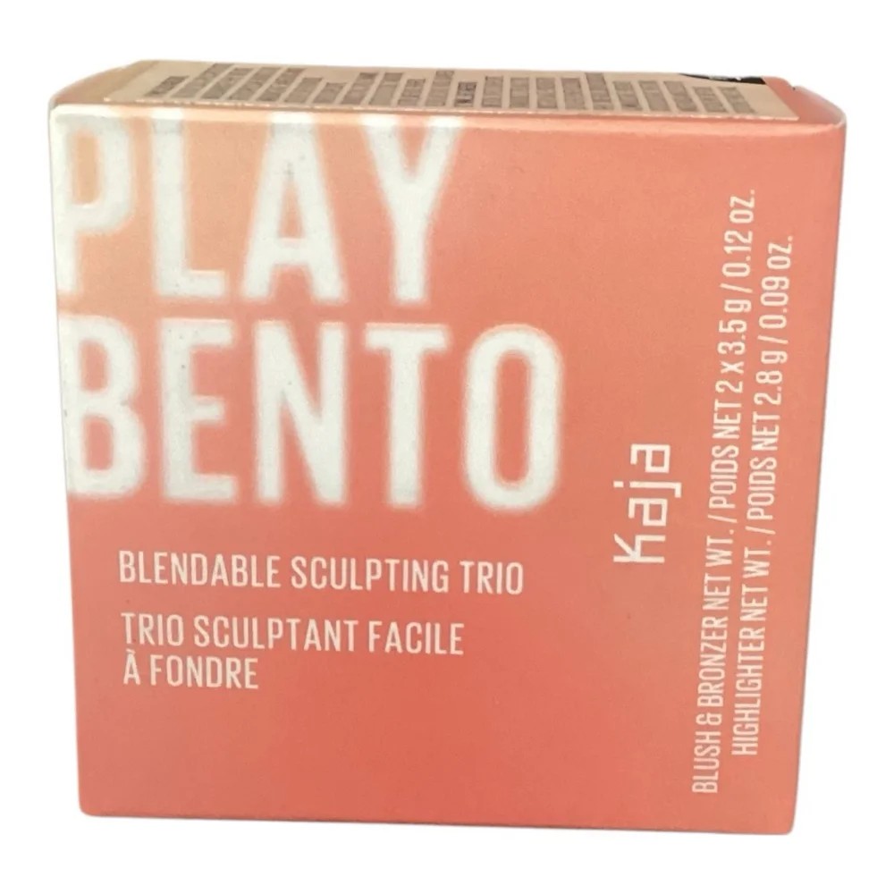 Kaja Play Bento Blendable Sculpting Trio Pink Brown Makeup